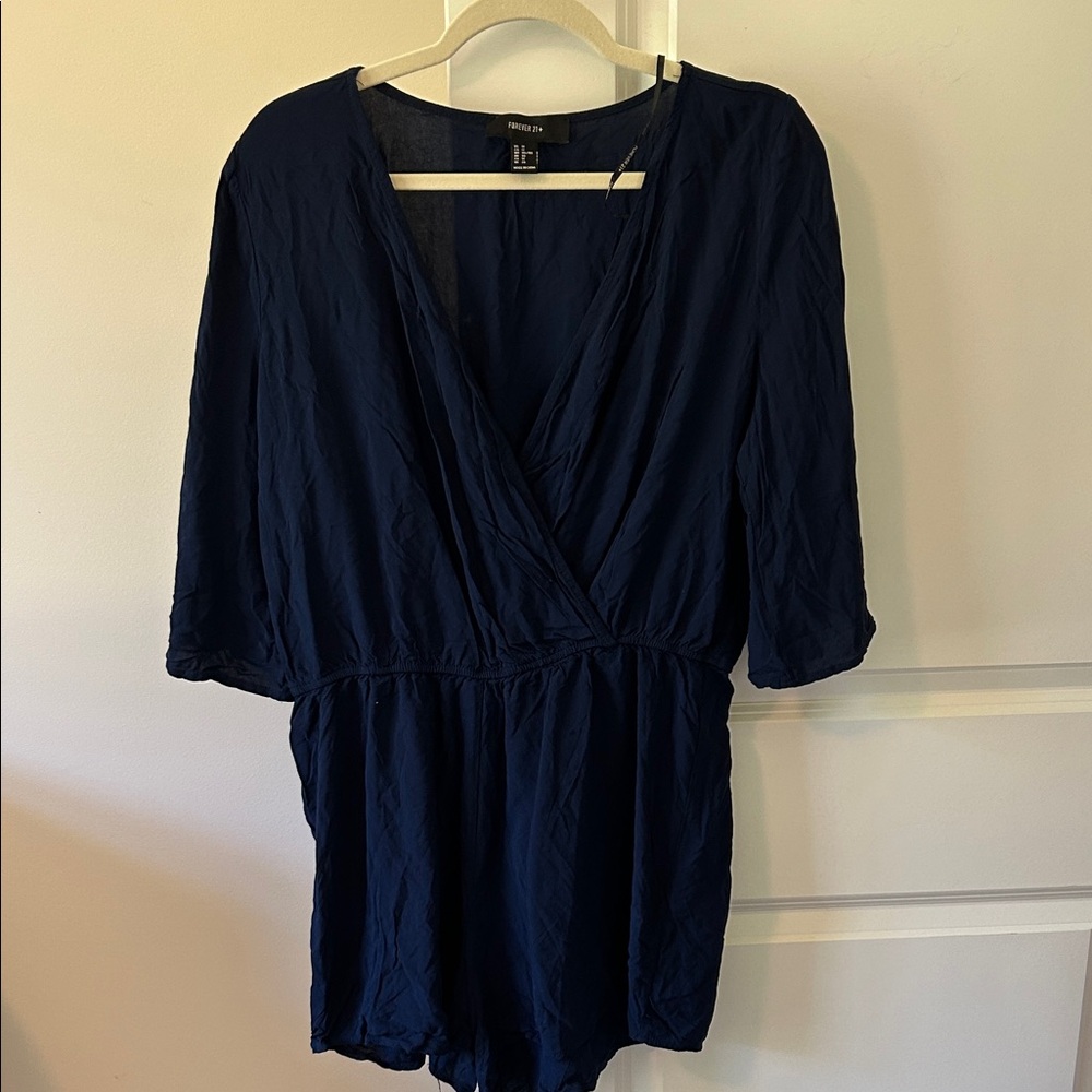 Forever 21 Romper in Navy Blue
